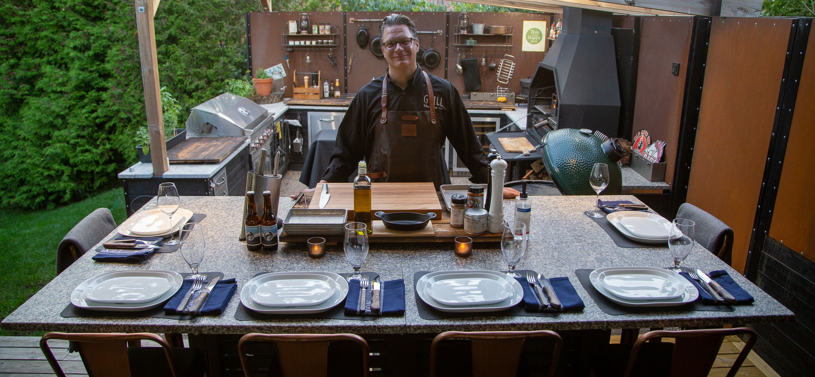 grilltable catering restaurang lidingö