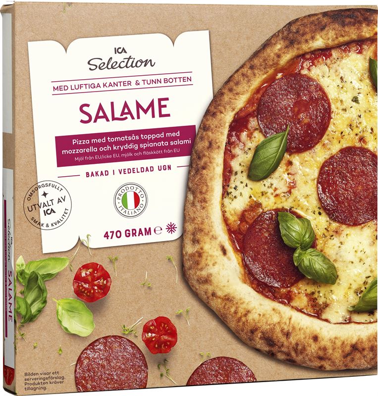ICA Selection Pizza Salame: 470 g