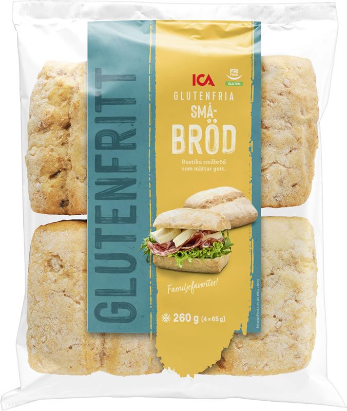 ICA Glutenfria Småbröd: 240 g, 4-pack