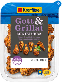 kyckling gott och grillat miniklubba 250