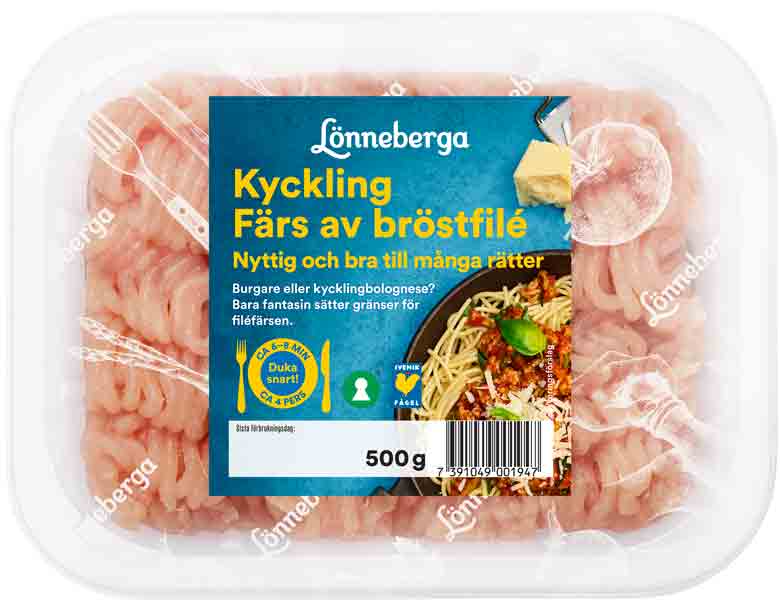 Lonneberga Fars av brostfile 500g 780