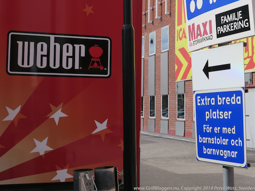 Weber Truck Tour 2014 ICA Maxi Häggvik