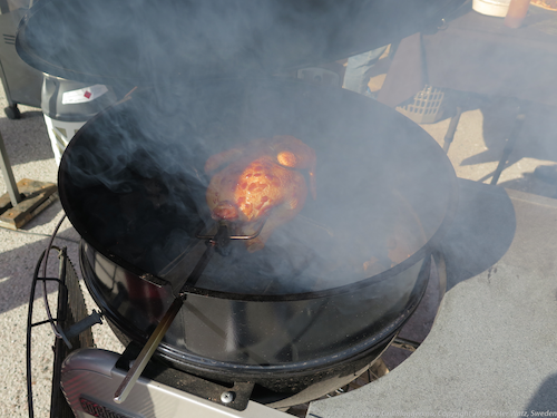 Weber Truck Tour 2014 kyckling rotisserie 57 cm