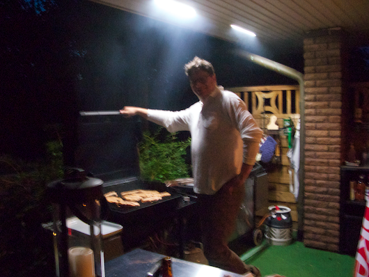 led belysning utekök grill