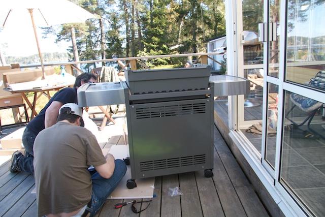 Weber Genesis E-320S bbq bygge