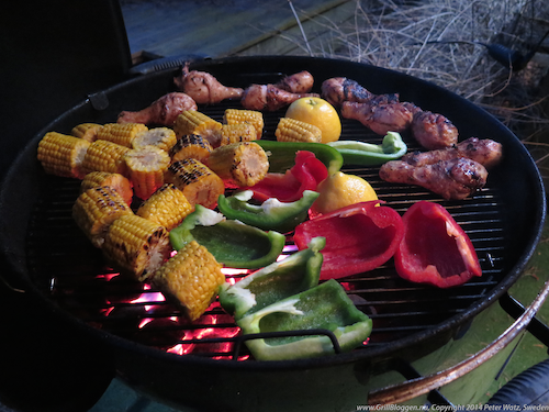 vegetarisk grillbuffe
