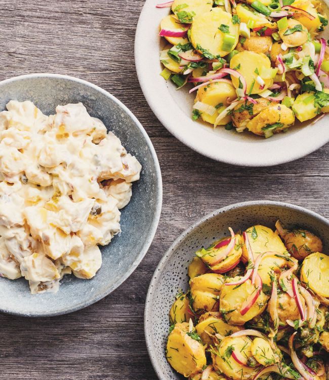 Recept på POTATISSALLAD PÅ TRE SÄTT av Tareq Taylor 
