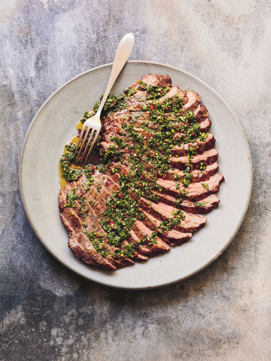 Recept på FLANKSTEK MED CHIMICHURRI av Tareq Taylor 